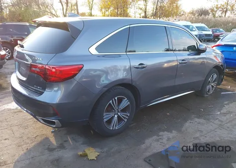 2018 Acura Mdx z USA, uszkodzony, nr VIN 5J8YD4H35JL014510